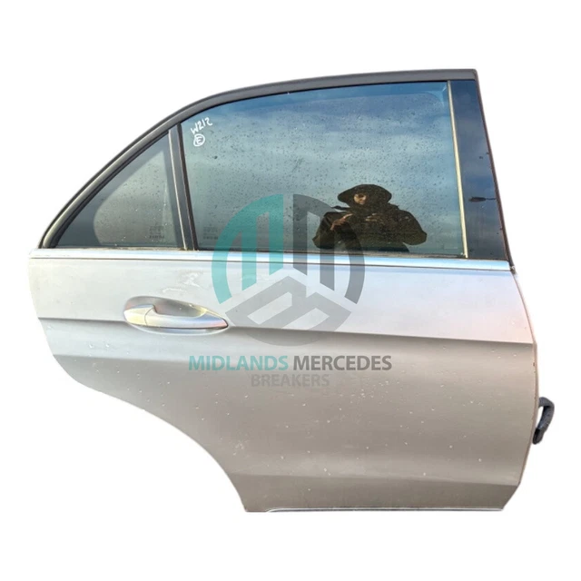 MERCEDES-BENZ E CLASS W212 Door Bare Rear Right Side 775 Iridium Silver ...