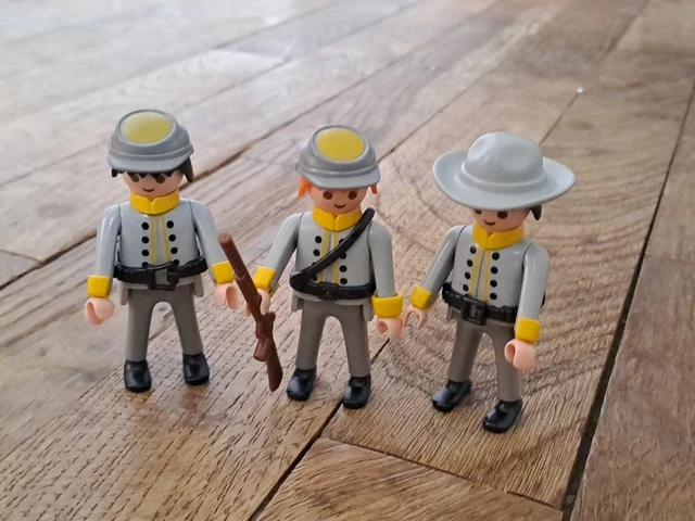 Pièce Playmobil Western – Chariot D’artillerie Sudiste – Accessoire Collection