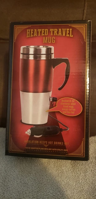 Cvs Heated Travel Mug 12V Plug In Car New With Box