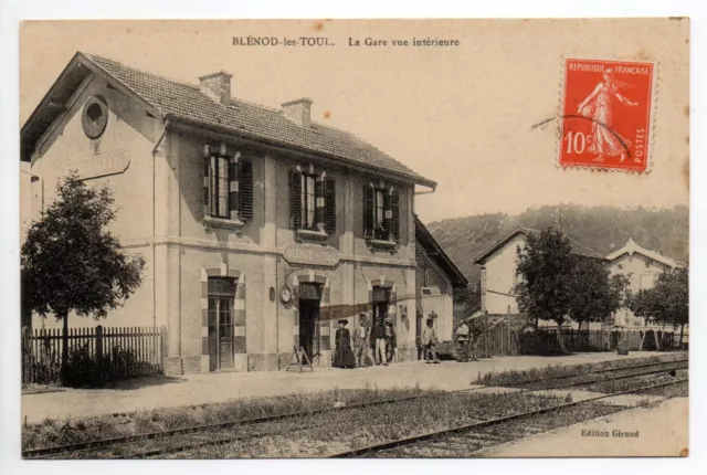 BLENOD LES TOUL Meurthe et moselle CPA 54 la gare vue interieure