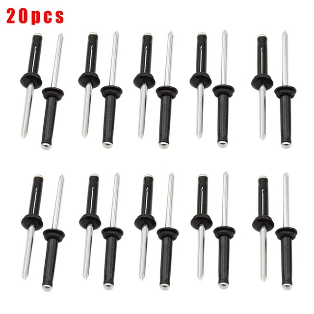 Pack d'accessoires de remplacement rivets de kayak canoë aluminium caoutchouc m