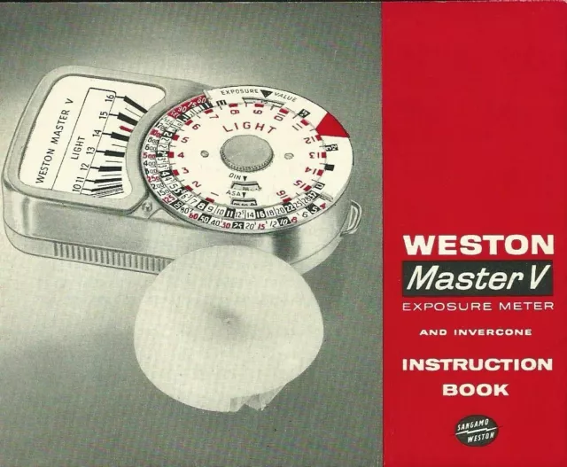 WESTON Master V: Instruction Book (libretto di istruzioni in inglese)