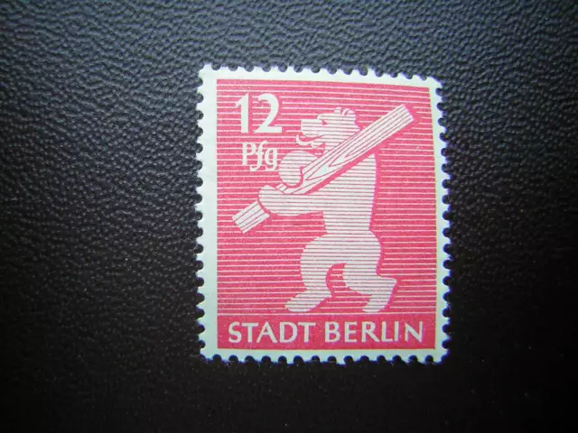 Briefmarke postfrisch 1945 12 Pfenniig Bärenserie