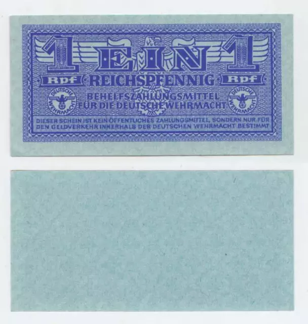 Wehrmacht -  Behelfszahlungsmittel 1940/1942  1 Pfennig o.J.    kfr