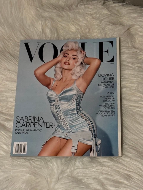 SABRINA CARPENTER USA Vogue Fashion Magazine March 2025, Fast