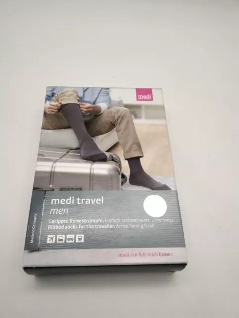 Medi Travel Men Fine Travel Tights New Medium Black Orthopaedic Stockings
