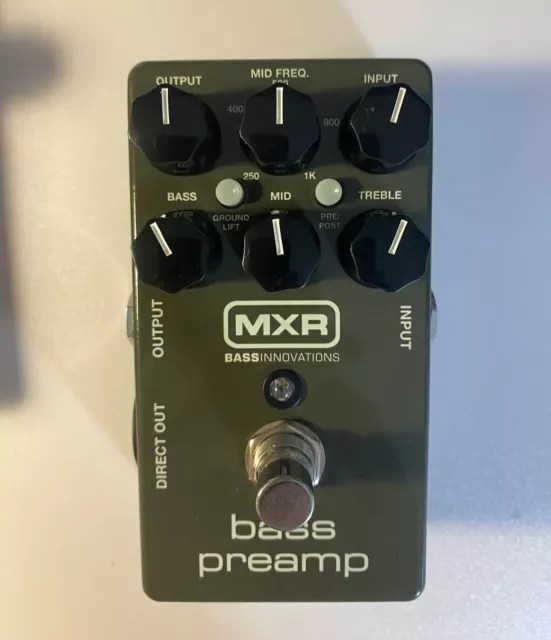 MXR M81 Bass PreAmp Bass Guitar Effects Pedal Pre Amp