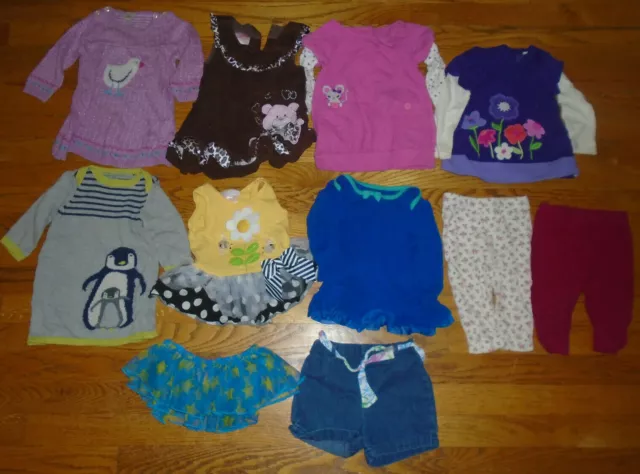 Lot De 13 Robes Haut Pantalon Bébé Fille 6-18 Mois Vêtements