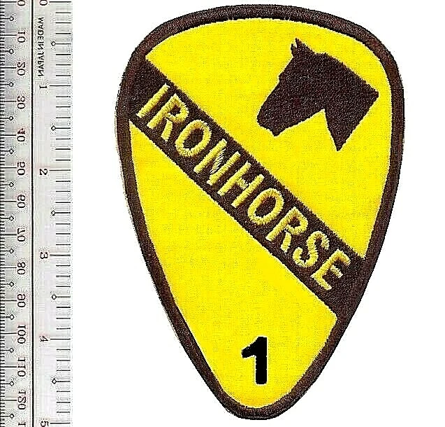 US ARMY VIETNAM Iraq 1st Cavalry Division 1st Brigade Iron Horse Patch