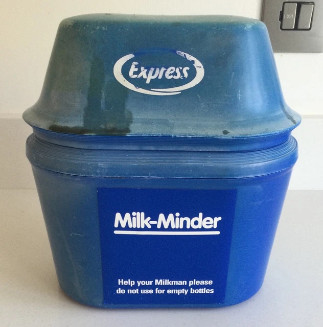 Milk Minder insulated doorstep keep cool milk bottle holder Retro