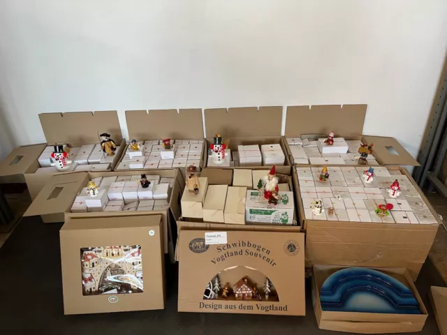 Posten ca. 600 Stück Räuchermännchen Erzgebirge Piesnack Seiffen