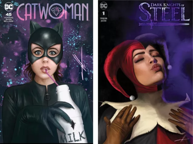 Catwoman #45 (Carla Cohen Exclusive + Free Dark Knights Of Steel #1 Exclusive)