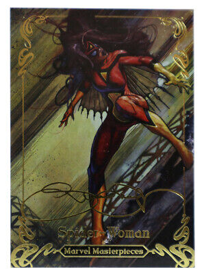 2018 Upper Deck Marvel Masterpieces Spider-Woman Gold Signature Card #39 Bianchi