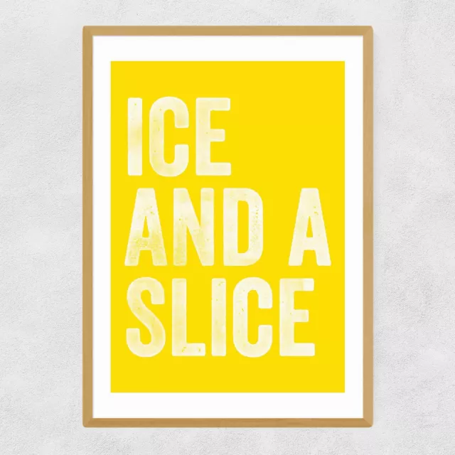 Ice & Slice Wall Art Print Various Sizes