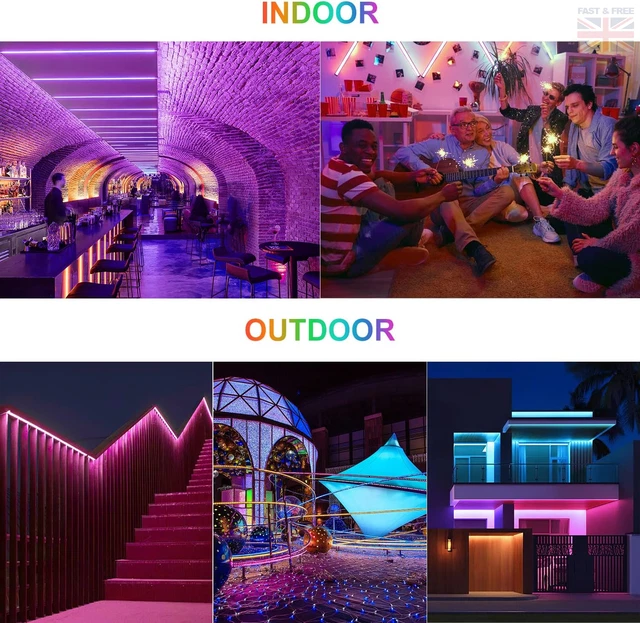 Luci LED Ricaricabili Per Palco | 8 Pezzi | RGB Con Telecomando | Per Feste E Matrimoni