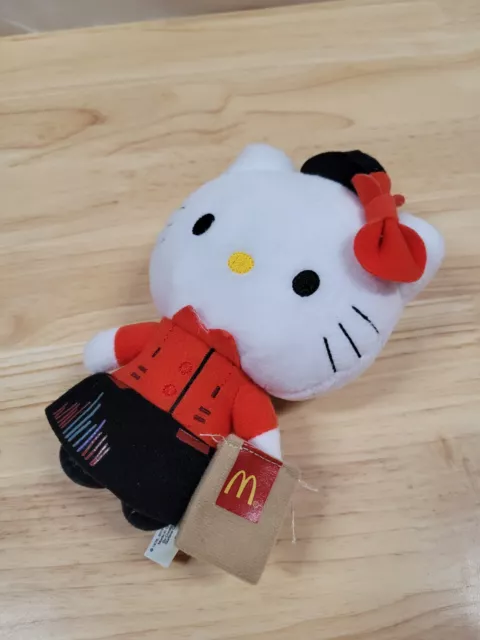 Hello Kitty McDonalds Plush Crew Worker Singapore Exclusive Sanrio Stuffed Doll