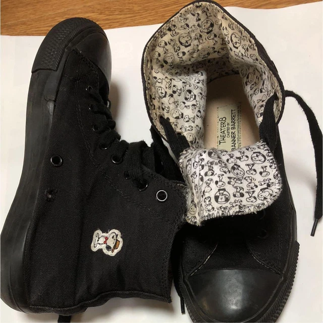 snoopy high cut shoes