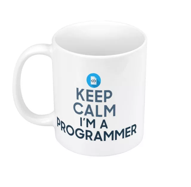 Tasse Céramique Mug Keep Calm I'm a Programmer Parodie Job Blague Job