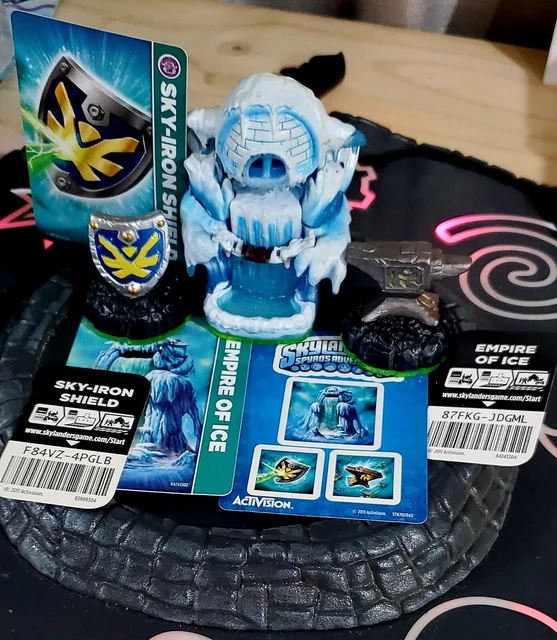 Empire Of Ice Adventure Expansion Pack Skylanders Spyro’s w all cards & stickers