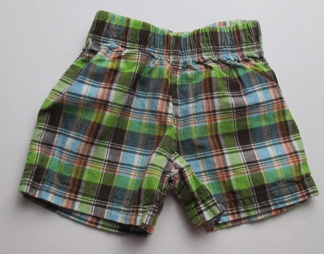 Infant Baby Boys 3 Months Carter's Plaid Shorts