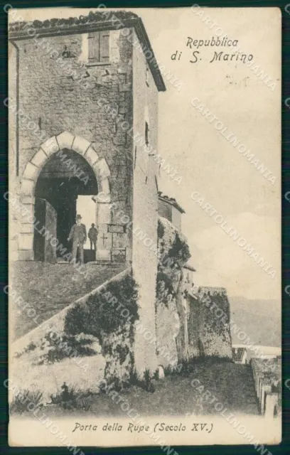 San Marino PIEGA cartolina QZ4672