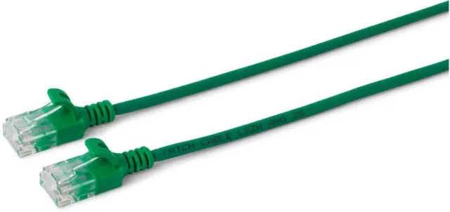 MicroConnect W125628015 U/UTP CAT6A Slim 1,5 m verde