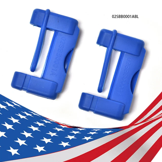2pc Car SUV Seat Belt Buckle Clip Silicone Anti-Scratch Cover Safety Accessories
