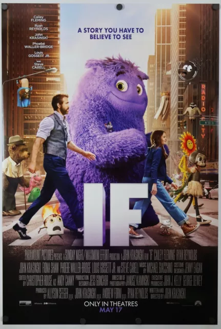 IF - Imaginary Friend original DS movie poster 27x40 D/S FINAL Ryan Reynolds