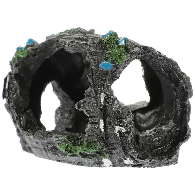 Aquarium Shrimp Cave Decorations Resin Crafts Glass Fish Tank Reptile Decorate