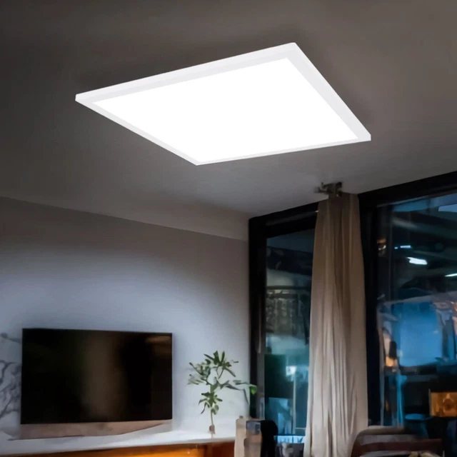 Mextronic LED Deckenpanel Aura Rund 24W Warmweiß – Aufbau/Einbau, 290mm, Dimmbar, 50000h Lebensdauer
