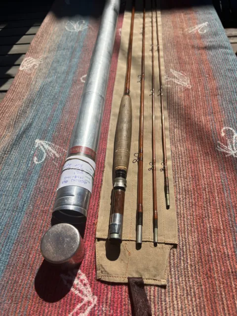 Vintage Bamboo Fly Fishing Rod FOR SALE! - PicClick