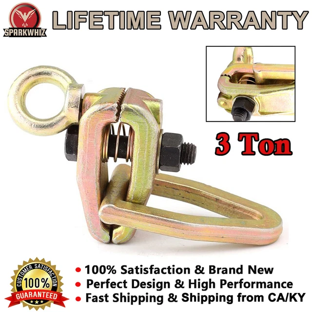 3 Ton Self-tightening 2 Way Frame Body Repair Small Mouth Pull Clamp Dent Puller
