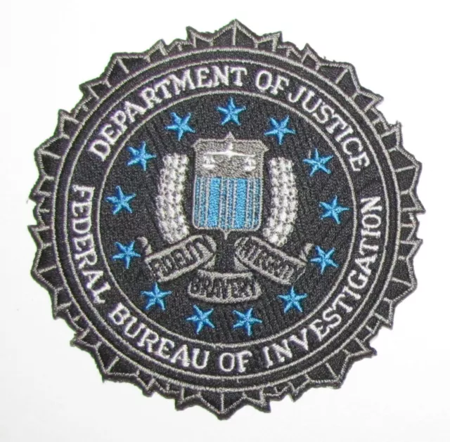 Washington DC FBI DOJ Justice Subdued Seal SWAT Federal Police Patch