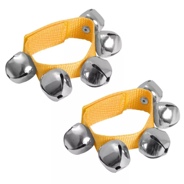 TIGER BEL7-CL Wrist Jingle Bells - Adjustable Pair of Wrist Strap Metal Bells