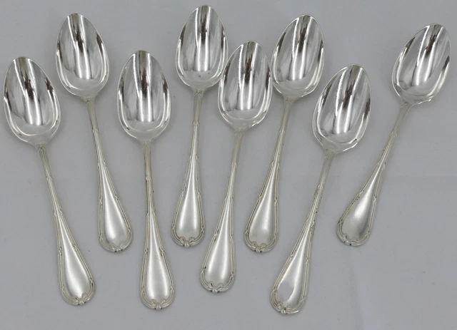 8 Cuillères à Dessert Christofle Atlantide - 17 Cm - Blister Scellé Neuf