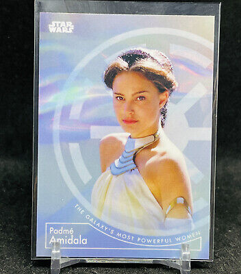 2022 Topps Natalie Portman Star Wars Galaxy’s Most Powerful Women Trading Card