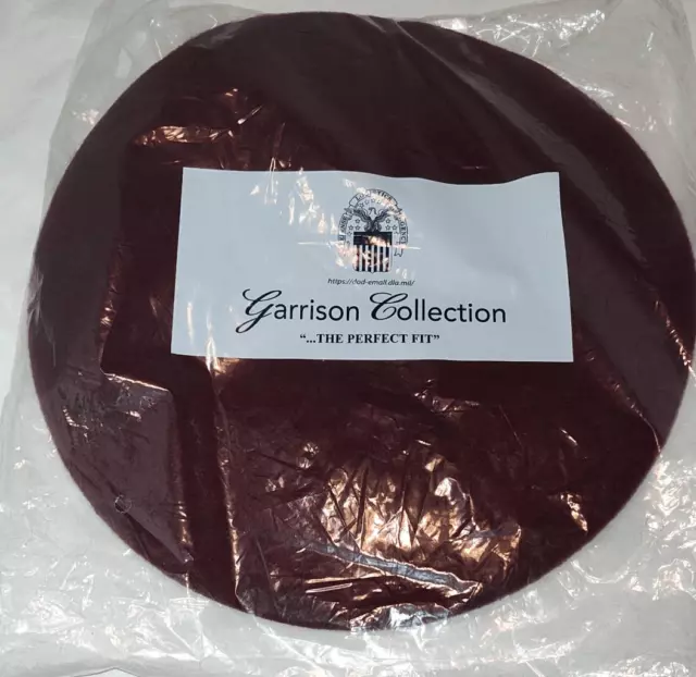 NWT, US Army Airborne Maroon Beret, Wool, Garrison Collection, 7 1/4