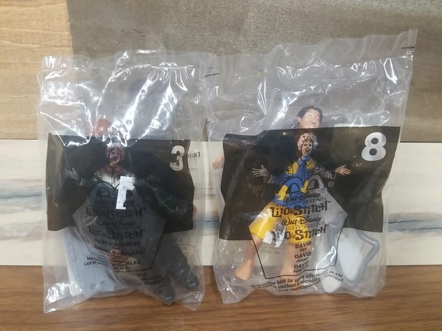 New Disney Lilo and Stitch David & Cobra Bubbles McDonalds Happy Meal Toys #3 #8