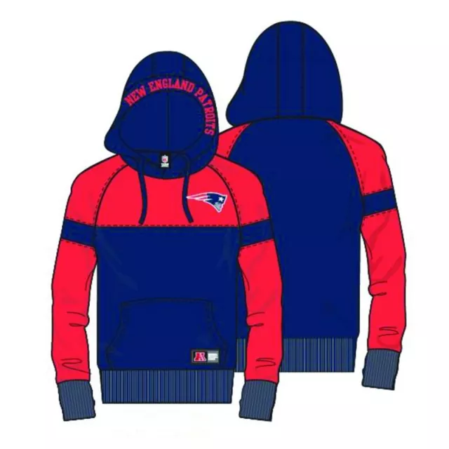 Felpa Majestic 5008 Wells Fashion  New England Patriots