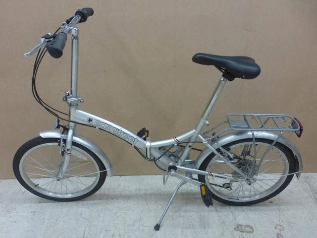 EASYSTREET FOLDING BIKE 20 Wheels 6 Speed Silver for Parts or Repair 24.99 PicClick UK
