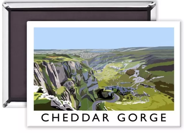 Cheddar Gorge Acier Réfrigérateur Aimant (Se )