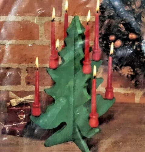 NUEVO 1990 Hobby Kraft Madera Árbol de Navidad Kit Pre-Corte Vintage 7354
