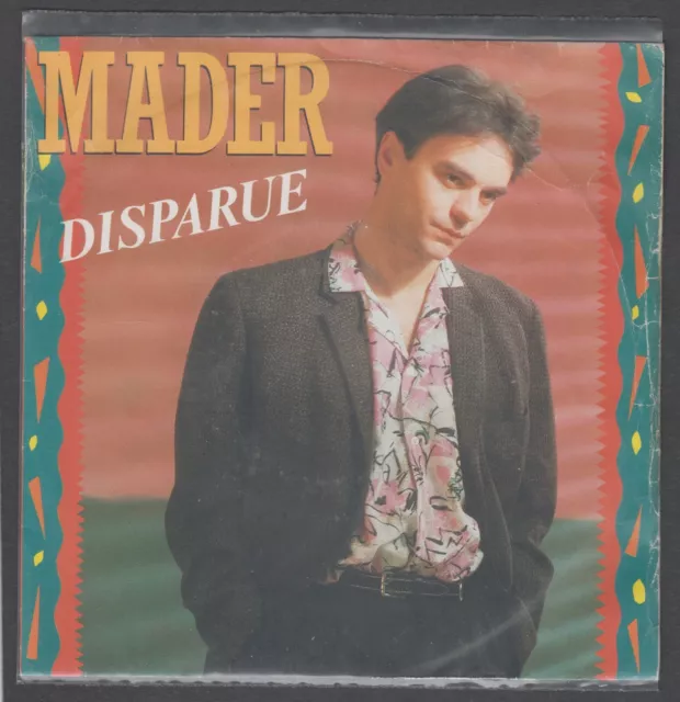 Disque vinyle 45t - Jean Pierre Mader - Disparue - 1984