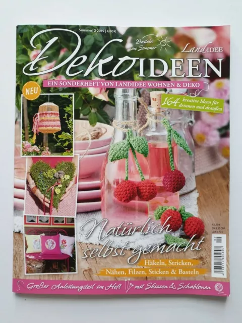 LandIdee Dekoideen 2/19 Sommer  NATÜRLICH SELBST GEMACHT  ungel., 1A TOP Zustand