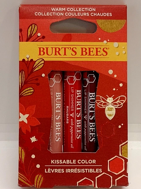 Burt's Bees Let It Nieve Labio Besable Brillo Colores Cálidos 3 Tonos