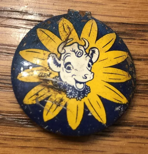 vintage Elsie The Cow Borden Dairy Milk Advertising Badge