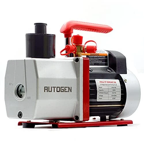 2-Stage Air Vacuum Pump 5CFM 3/4HP 0.3 Pa for HVAC/AUTO AC Refrigerant 5CFM2S