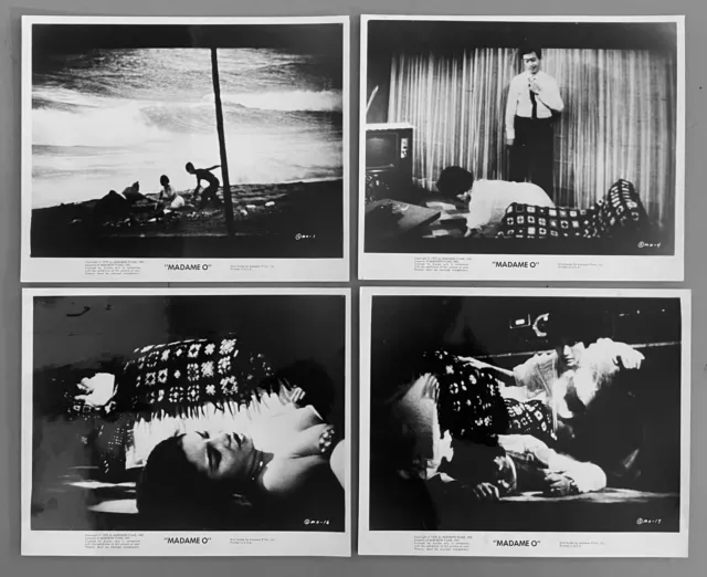 Lot de 4 photos SEXY MADAME O Seiichi Fukuda Original Vintage 1967
