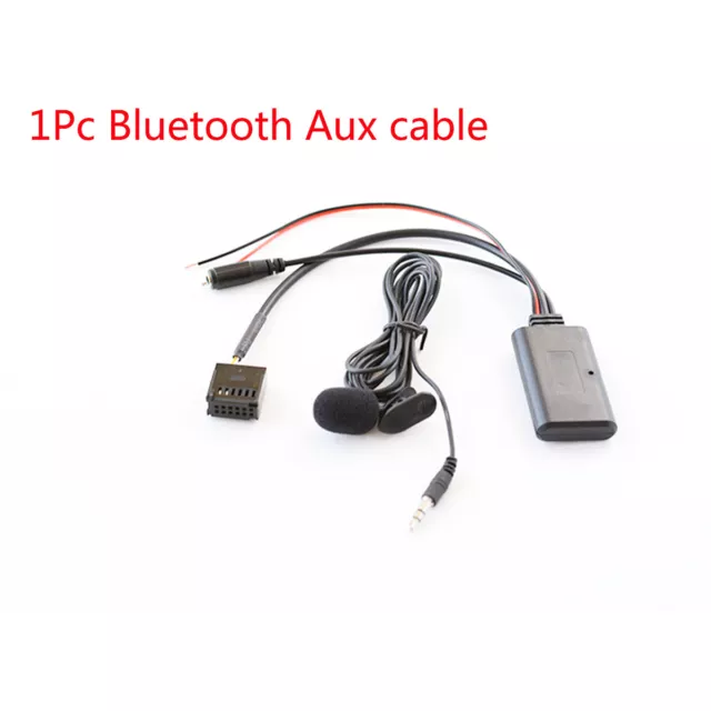 Car Bluetooth Module Aux-in Audio Adapter + Microphone For Renault