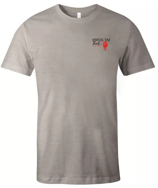 NCAA Texas Tech Red Raiders Adult NCAA Hand Type Short sleeve Triblend T-Shir...